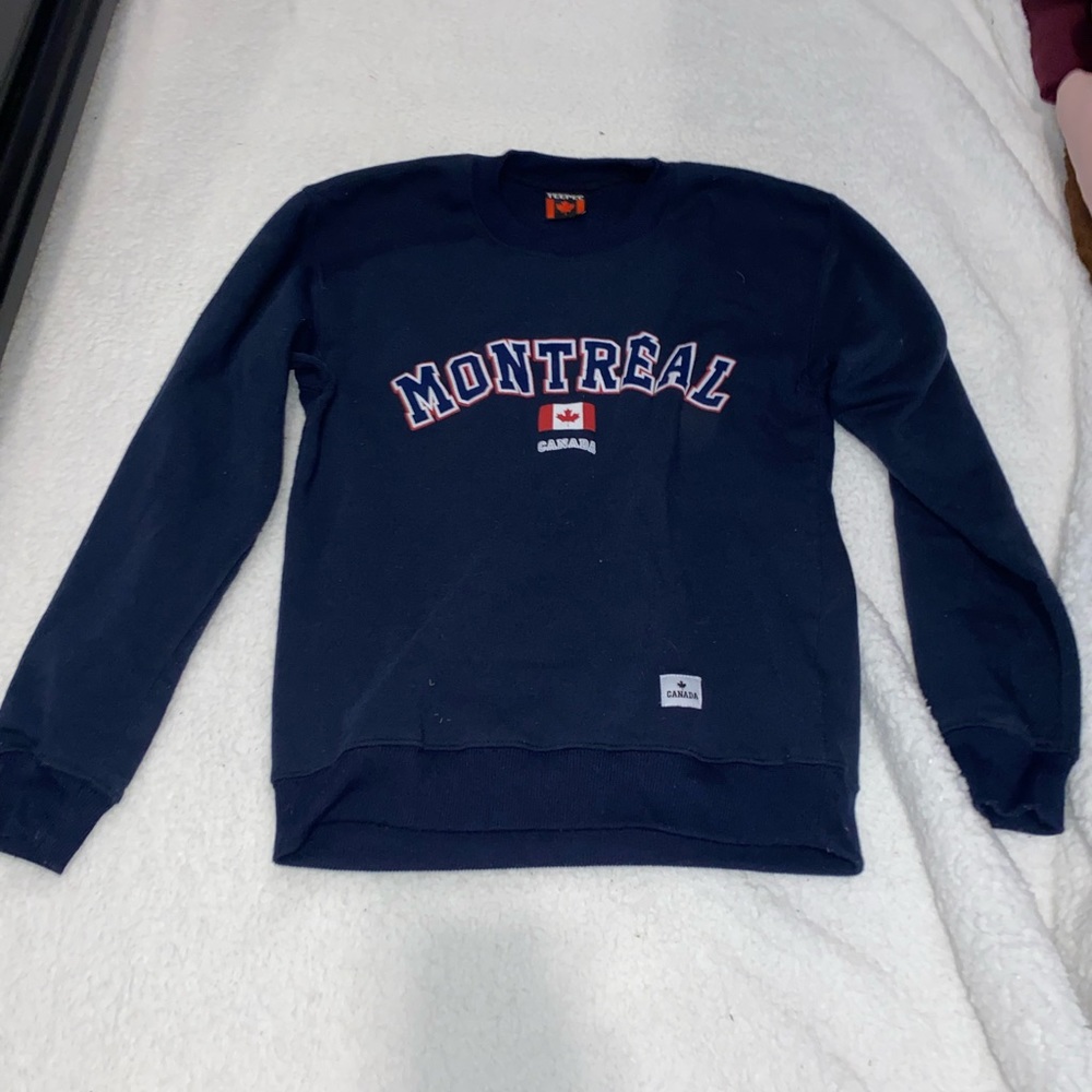 COPY - navy blue montreal crew neck